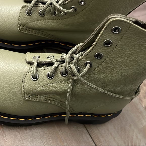 Dr. Martens Olive Combat Boots - Picture 5 of 11